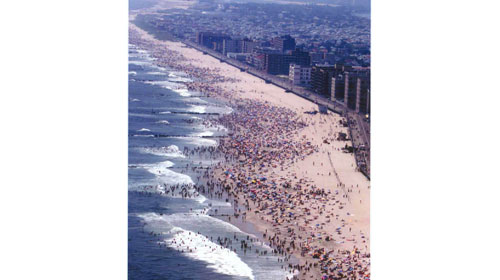 Aerial View of Long Beach NY